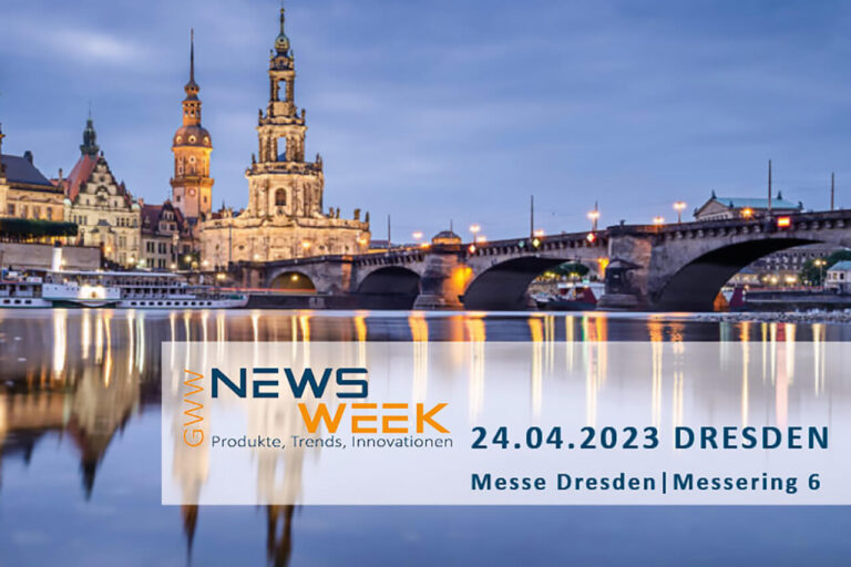 Wir laden Euch herzlich zur GWW NEWSWEEK 2023 nach Dresden ein!