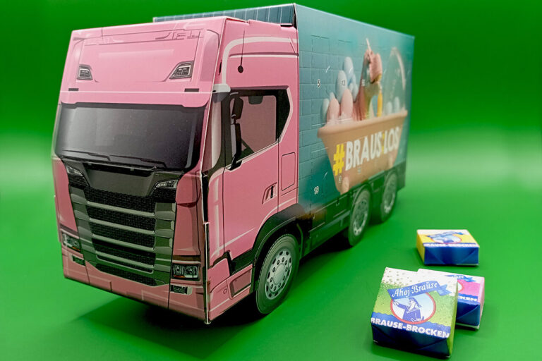 Adventszeit mal anders erleben – Werbeartikel Adventskalender LKW