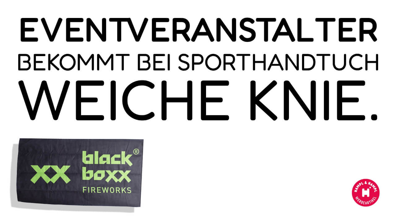 Werbeartikel-Projekt: Blackboxx Firework GmbH