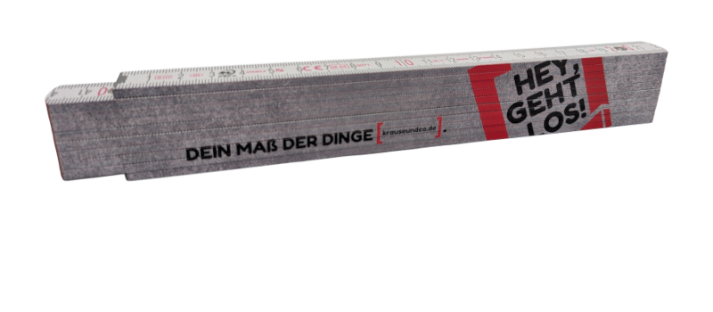 Werbeartikel-Projekt: Krause & Co. – Zollstock